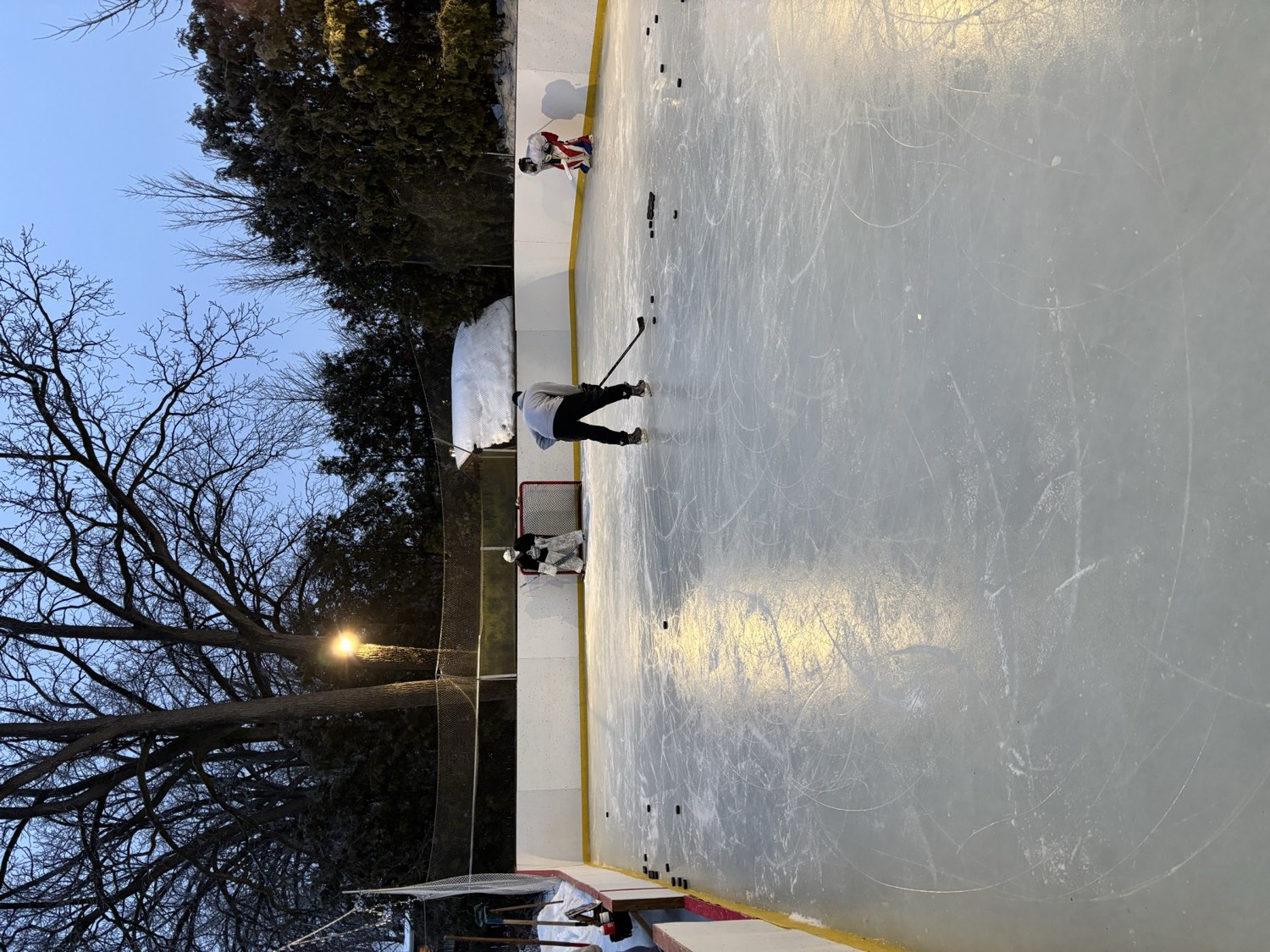 Goalie sessions running at both ends